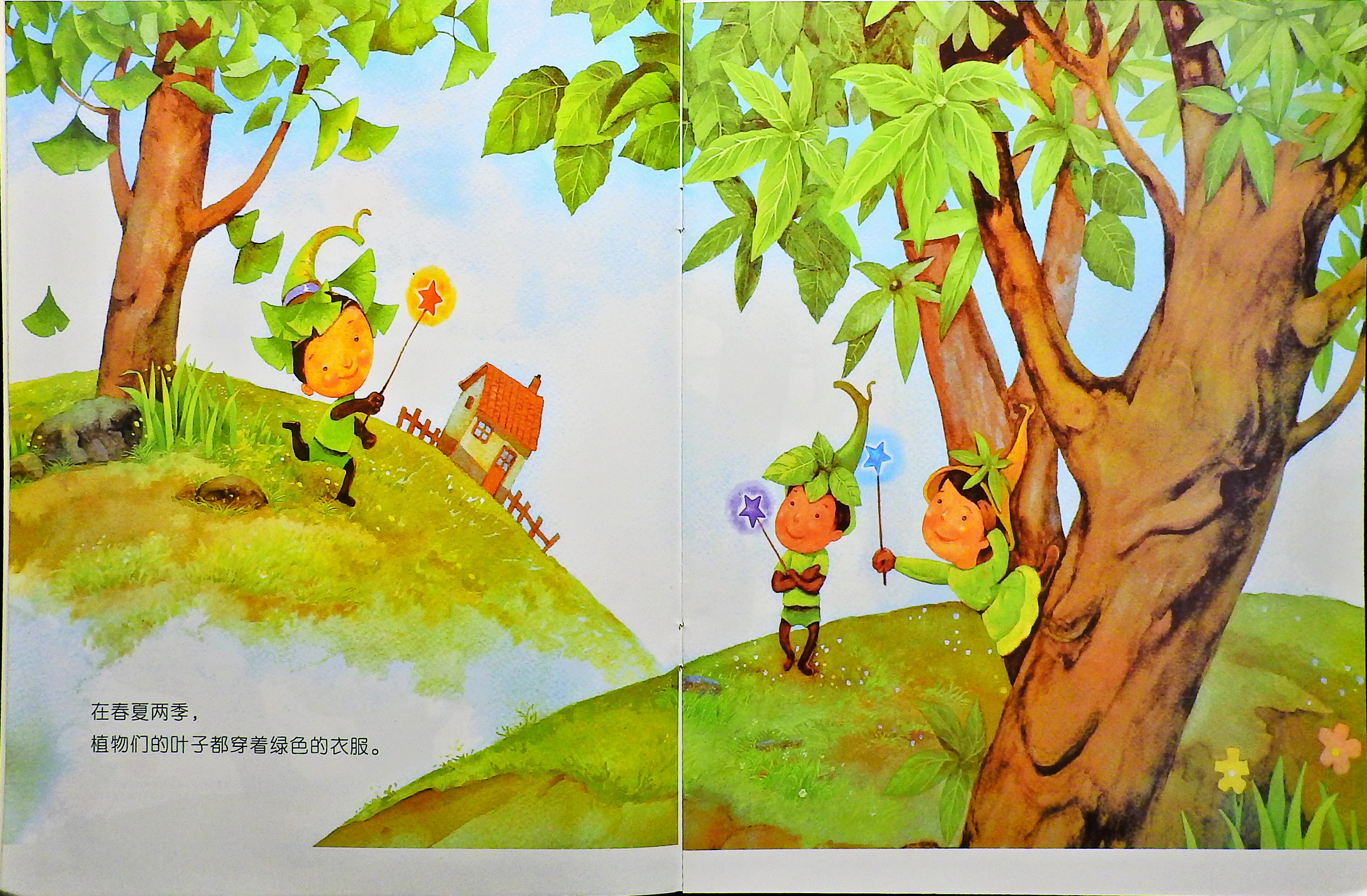 五颜六色的叶子 (03),绘本,绘本故事,绘本阅读,故事书,童书,图画书,课外阅读